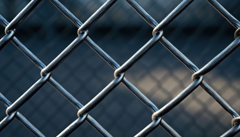 Diamond Mesh Fence Service detail