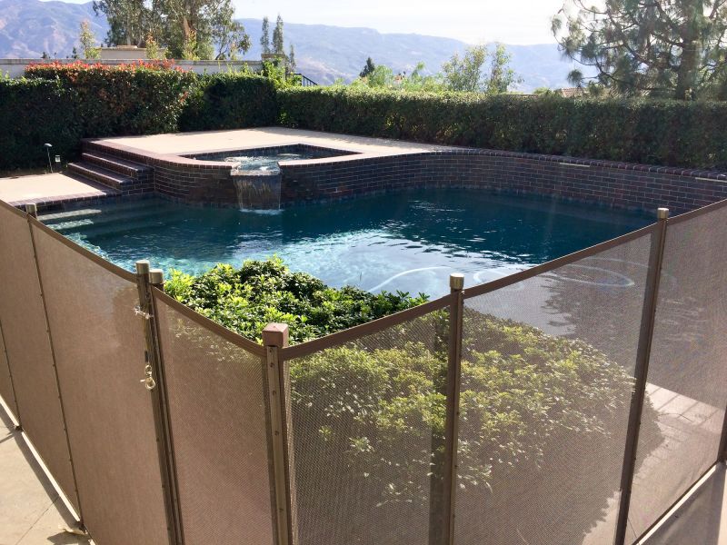 Metal Pool Fence Installation
