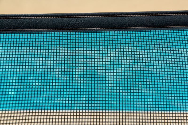 Mesh Fence Material Close-Up